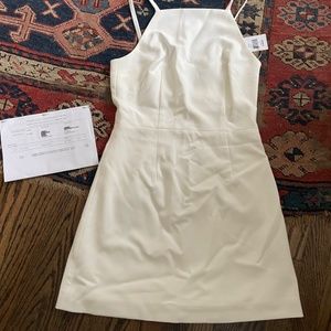 NEVER WORN NWT French Connection 71hzo Summer White Square Neck Dress